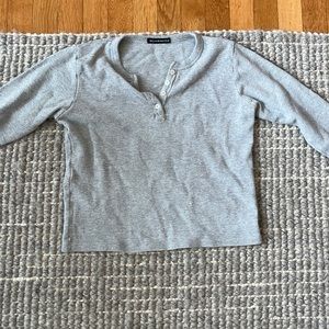 Brandy Melville grey long sleeve